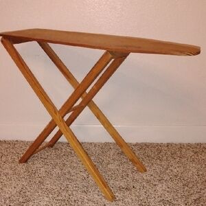 Vintage Wood Child's Folding Ironing Board Transogram- For Decor Plants Display